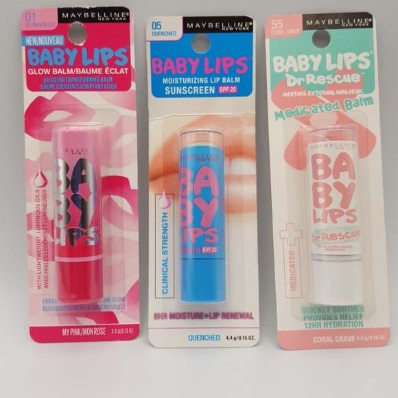Maybelline Baby Lips Balm - Set of Three (3) - Picture 3 of 6